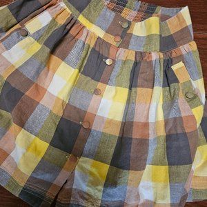 Fall Plaid Skirt